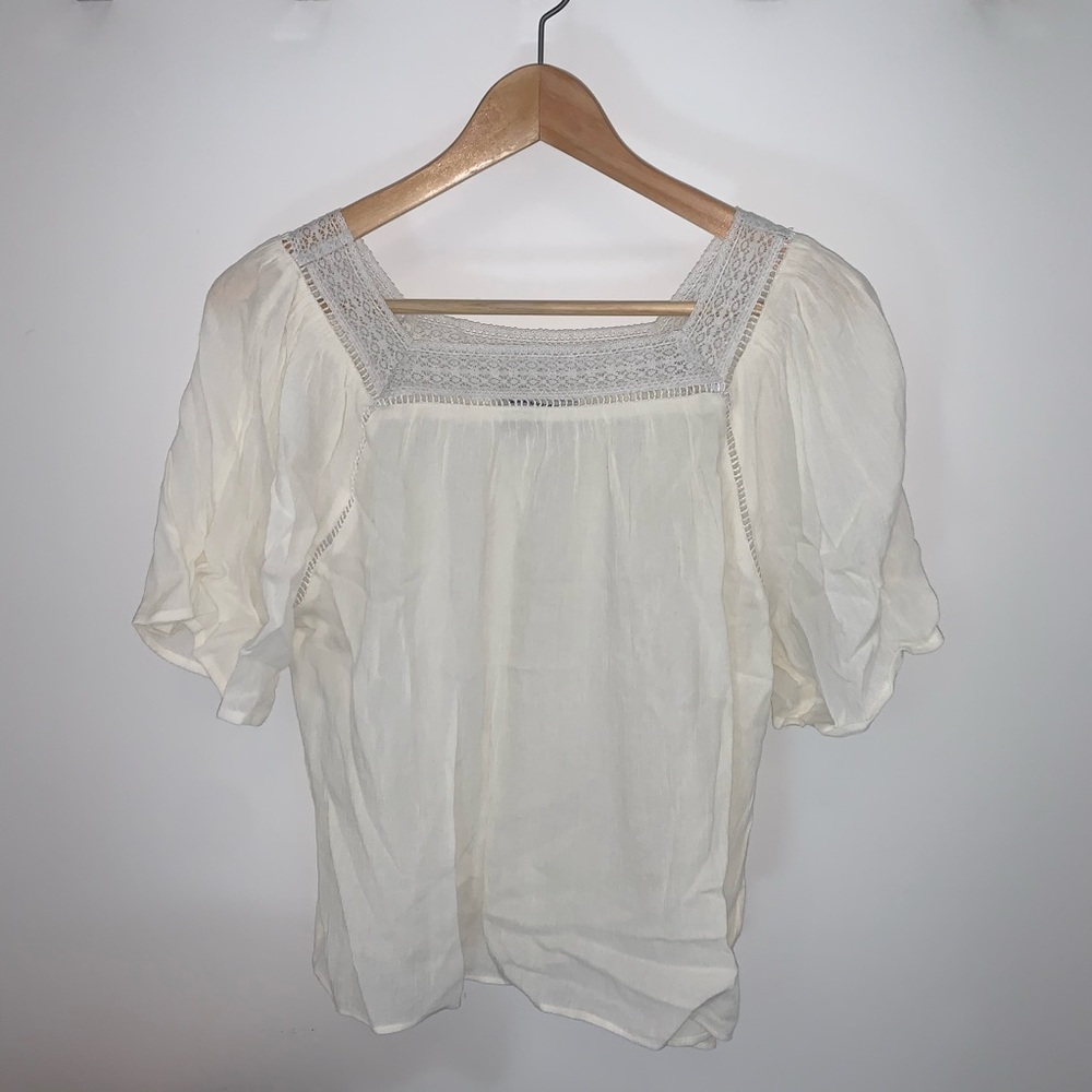 sheer lacey top